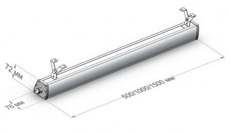 Светодиодный светильник LC 25-PROM LINE A1 PR 5000K